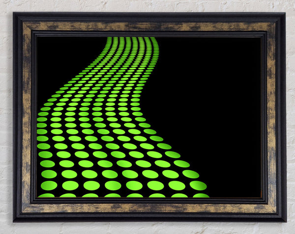 The Green Road Less Travelled Framed Print