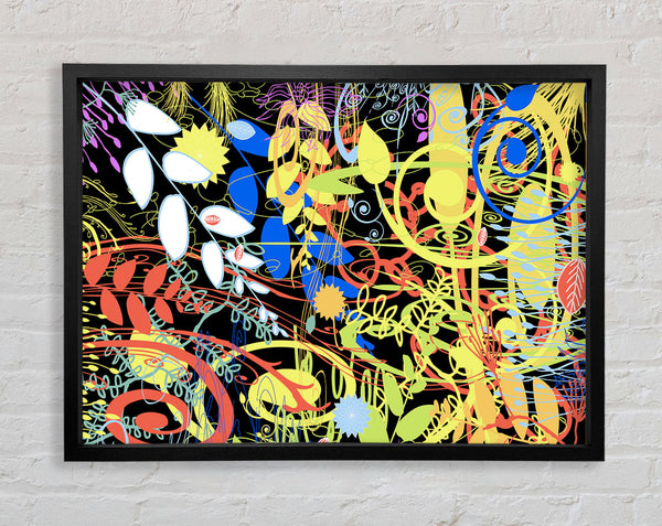 Magical Garden Framed Print