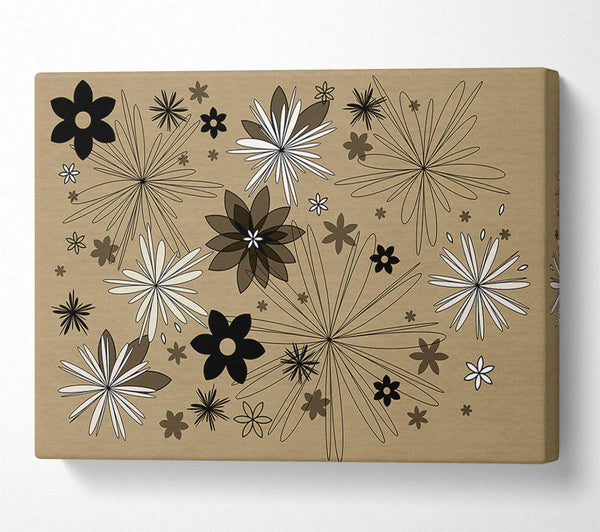 Flowers In Bloom Beige