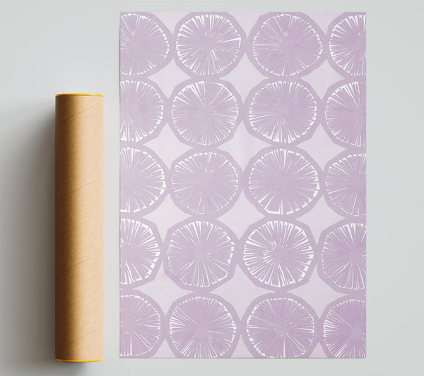Segment Intervention Lilac Print