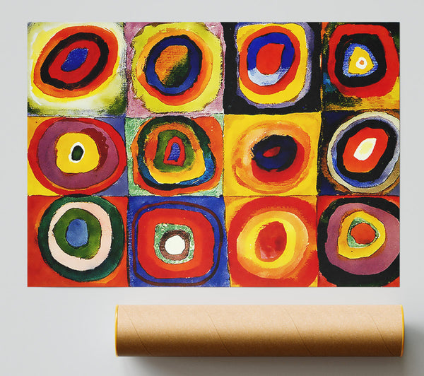 Circles And Squares Poster
