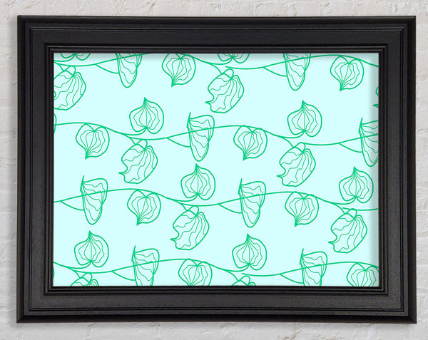 Leaf Chain Framed Print