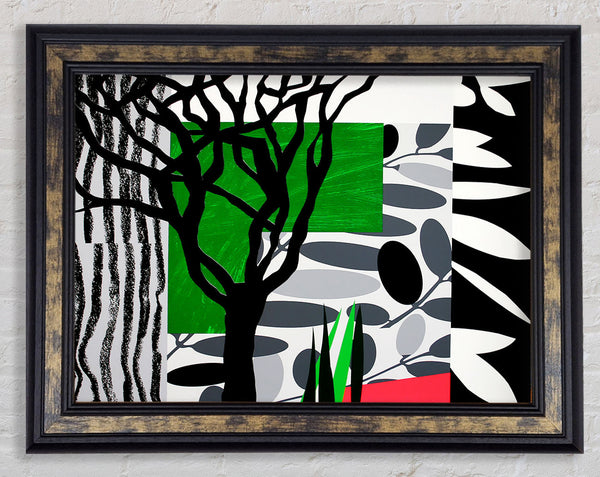 Psychedelic Garden Framed Print