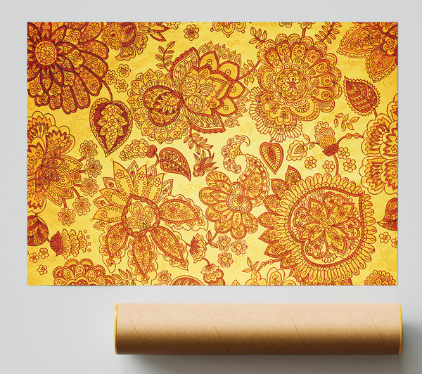 Flock Of Gold Poster