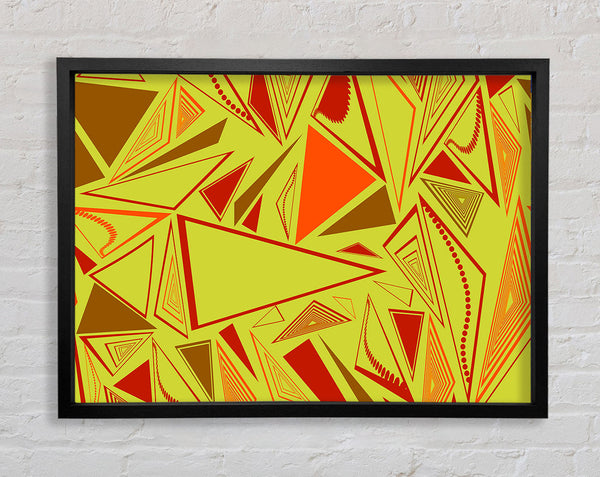 Shards Framed Print