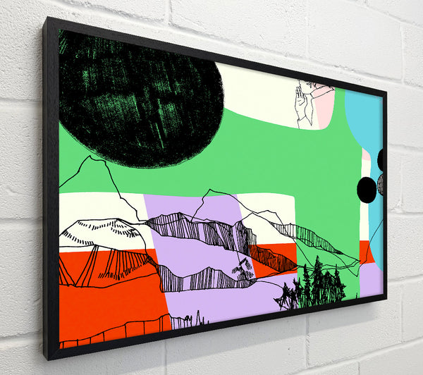 Mountain Range Sun Multi-Coloured