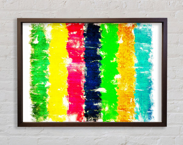Crayon Delight Framed Print