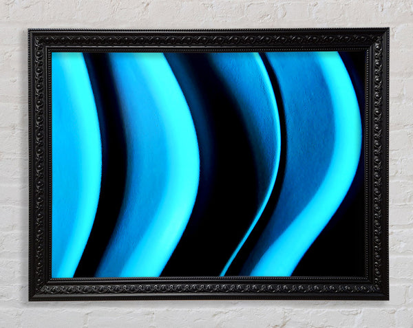 Depths Of Blue Framed Print