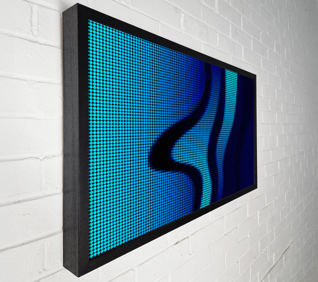  A Canvas Print of Inside Blue Canvas Art