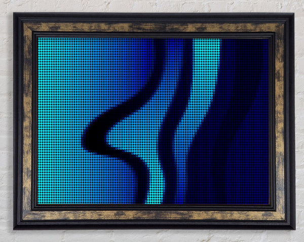 Inside Blue Framed Print