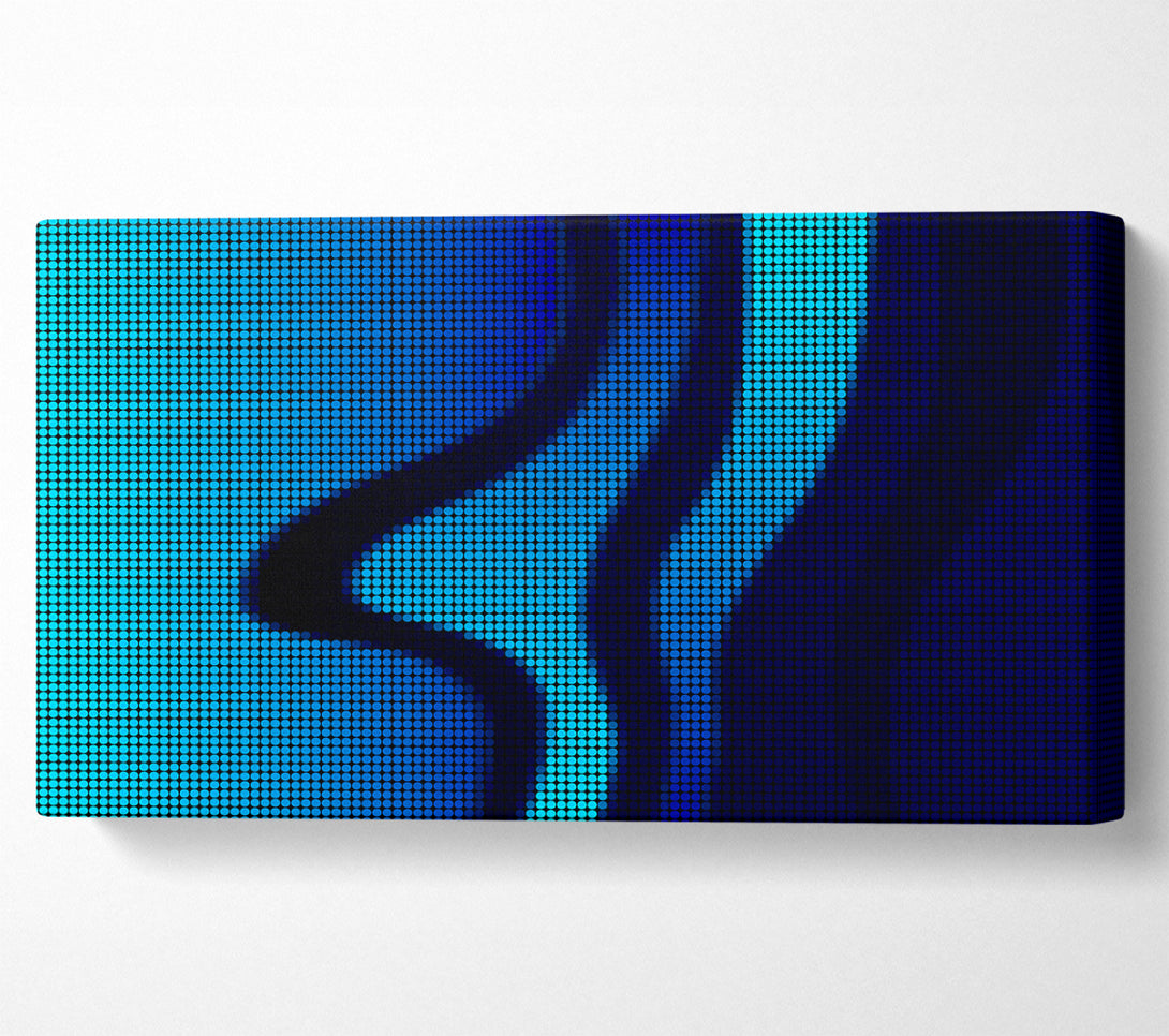  A Canvas Print of Inside Blue Canvas Art