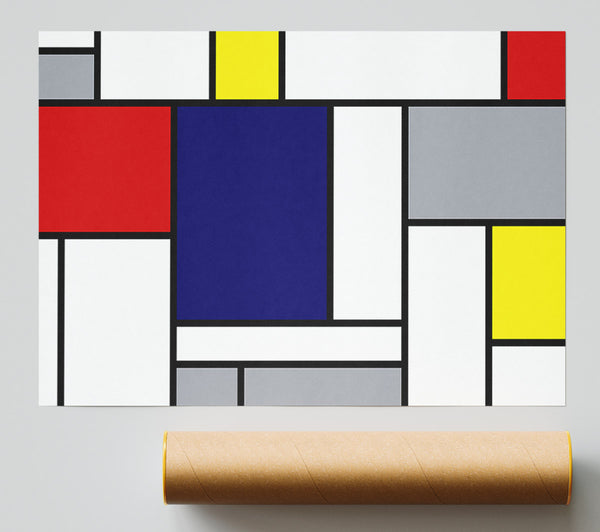 Rectangles Of Colour Poster