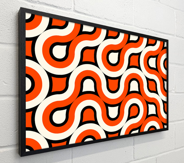 Graphical Maze Orange