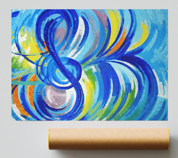 Colourful Notes Print