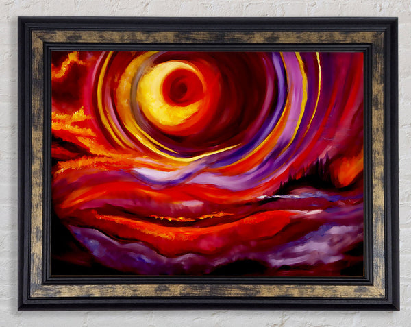 The Distant Planet Ocean Rainbow Framed Print