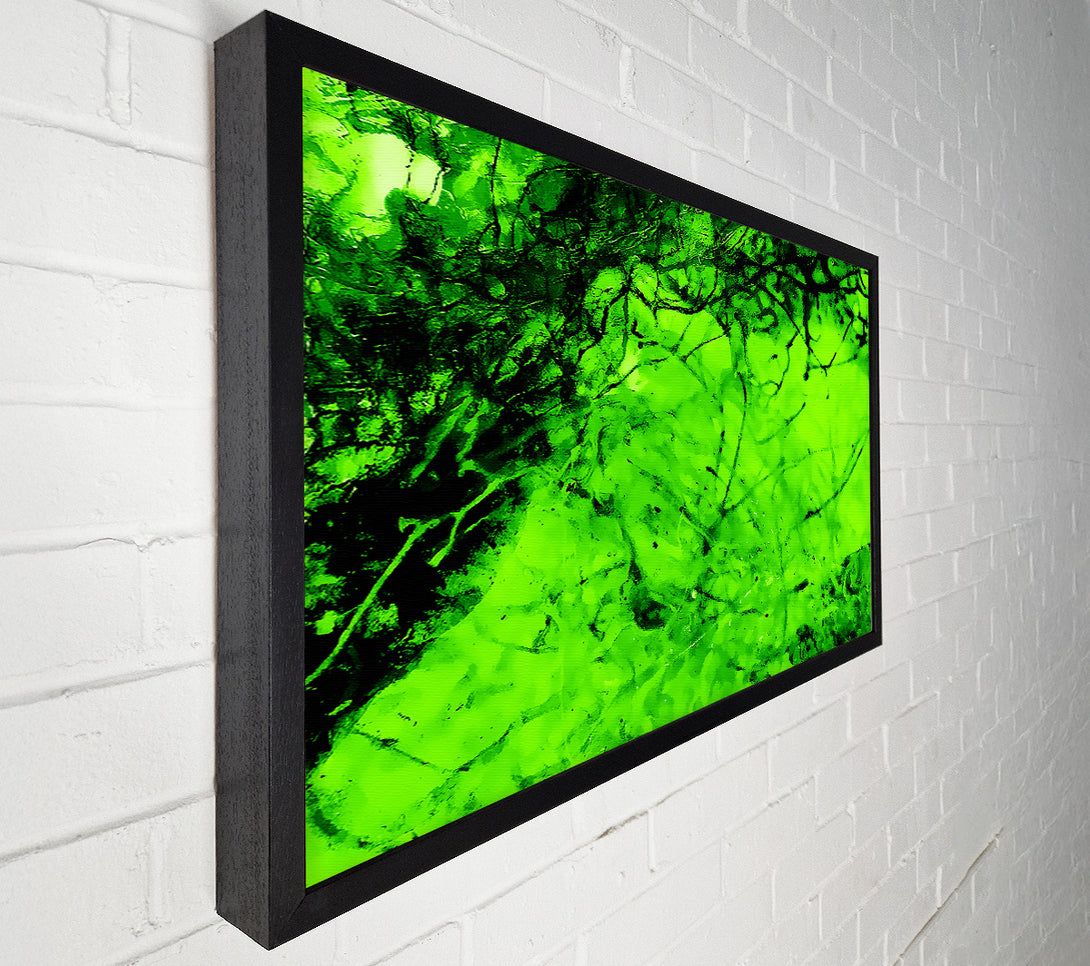  A Canvas Print of Green Branches In The Wind Canvas Art