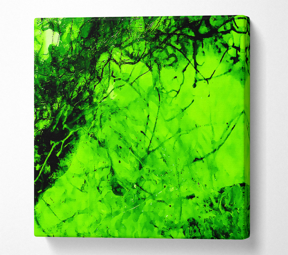  A Canvas Print of Green Branches In The Wind Canvas Art