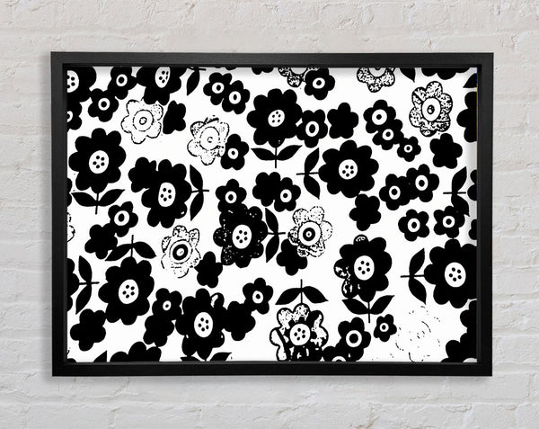 Romance In The Flowers Framed Print