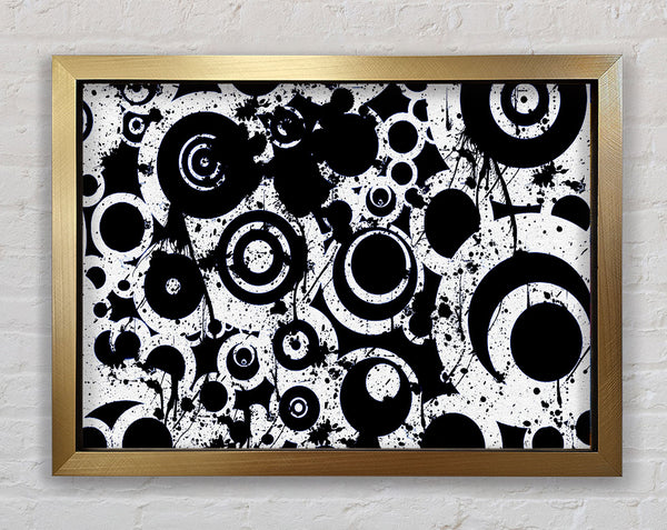 Blue Frequency Framed Print