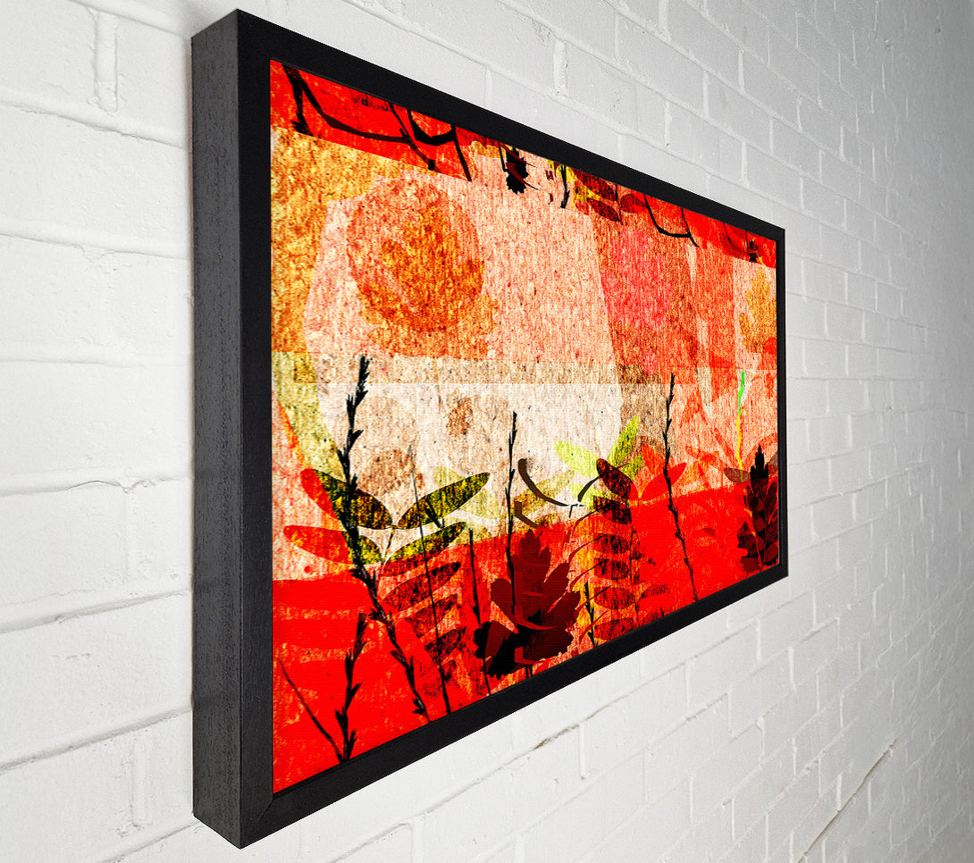  A Canvas Print of Red Leaves Of Wonder Canvas Wall Art