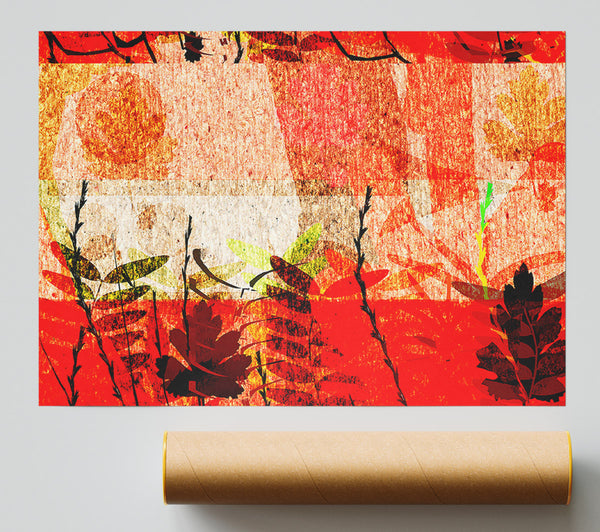 Red Leaves Of Wonder Print