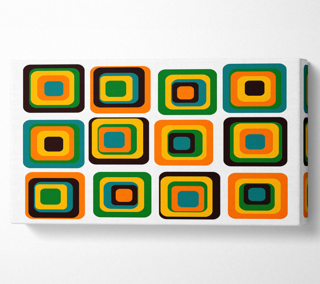 A Canvas Print of Blocks Of Colour Canvas Wall Art