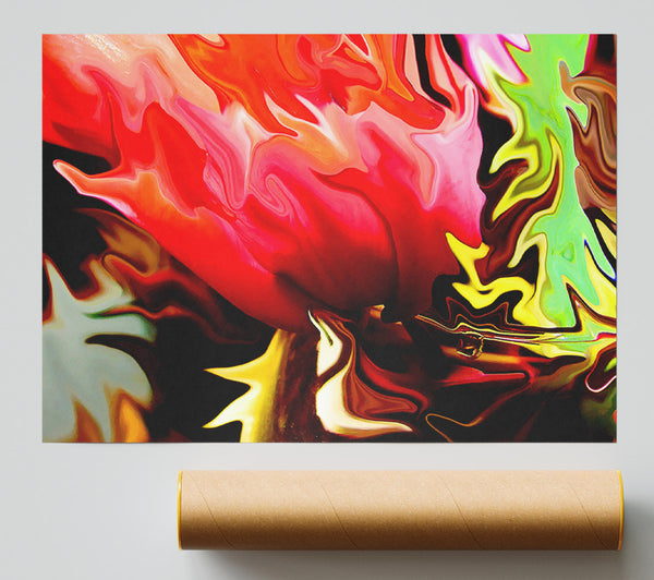 Floral Fury Poster