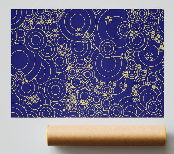 Golden Purple Giclee Print