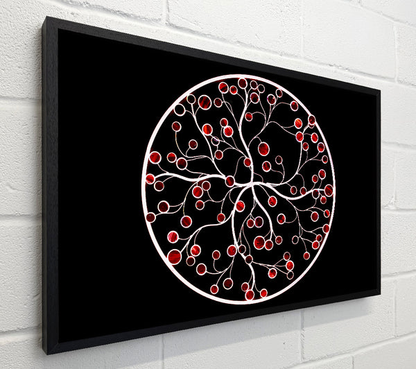 Circle Of Life Red On Black