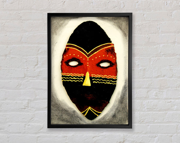 Tribal Mask Framed Print
