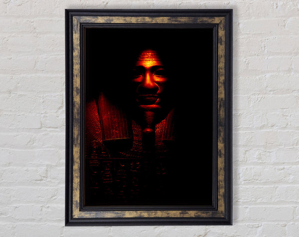 Red Warrior Framed Print