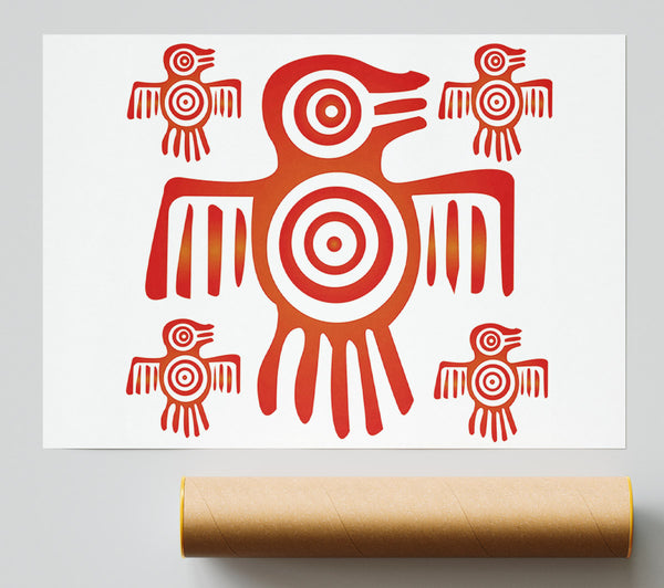 Aztec Symbol Giclee Print