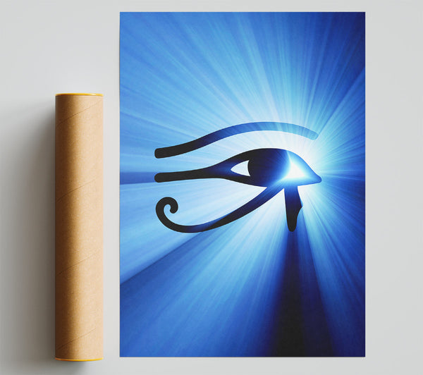 Egyptian Eye Of Power Poster