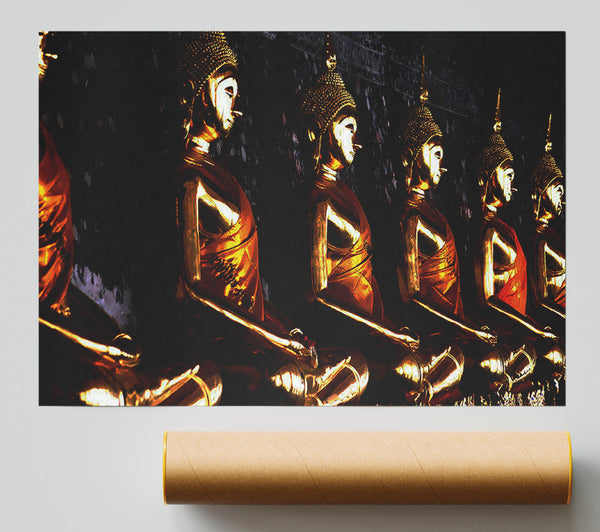 The Light Of The Golden Buddha Poster
