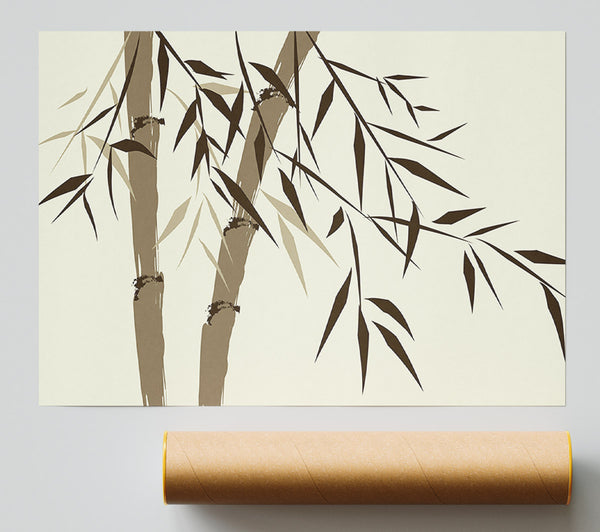 Chinese Bamboo Painting Giclee Print