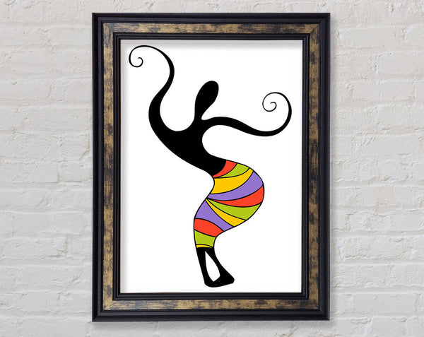 African Tribal Celebrations Framed Print