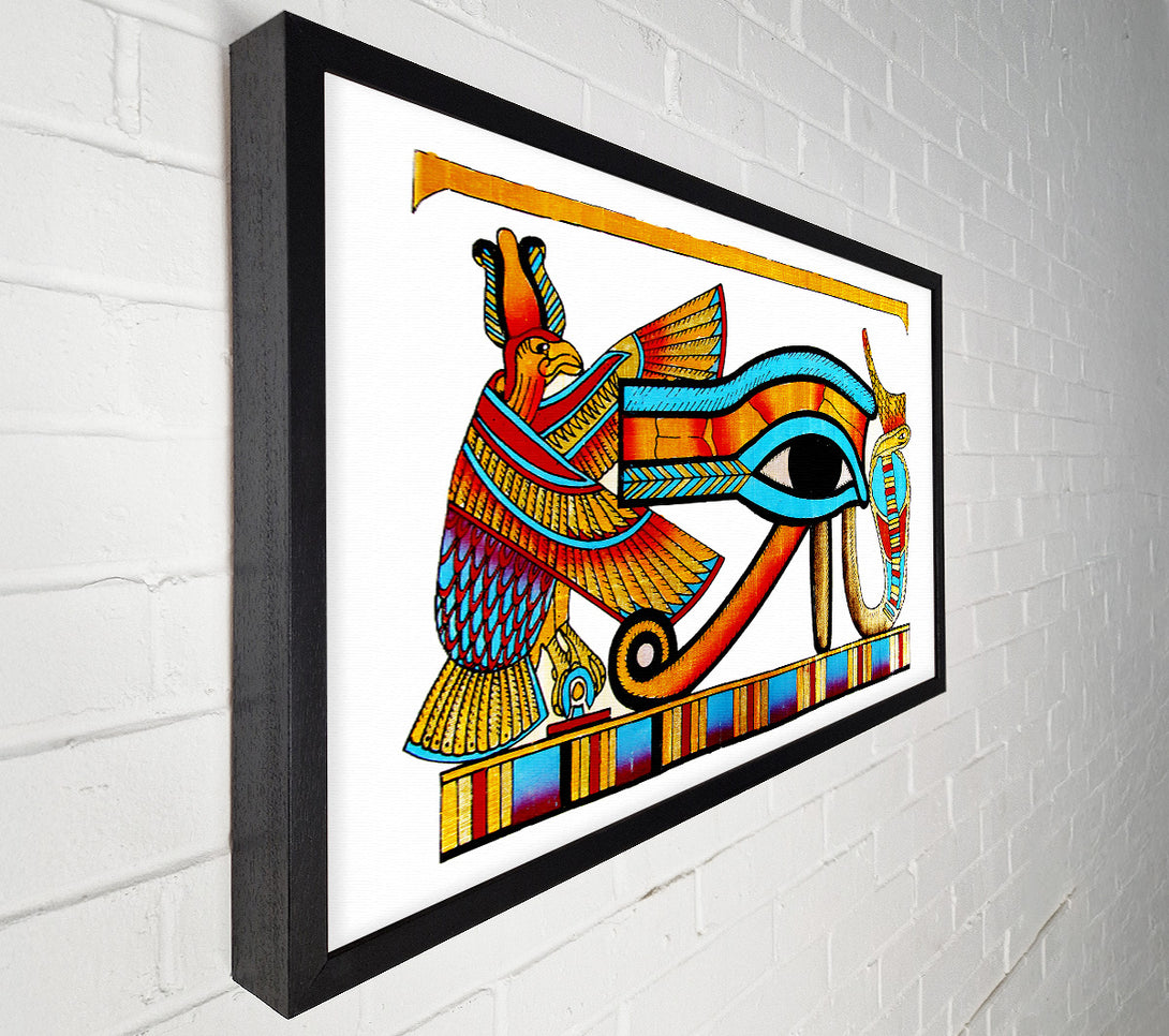  A Canvas Print of Egyptian All Seeing Eye Of Ra Canvas Print