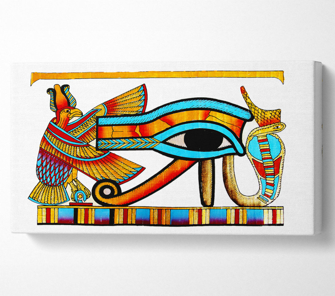  A Canvas Print of Egyptian All Seeing Eye Of Ra Canvas Print