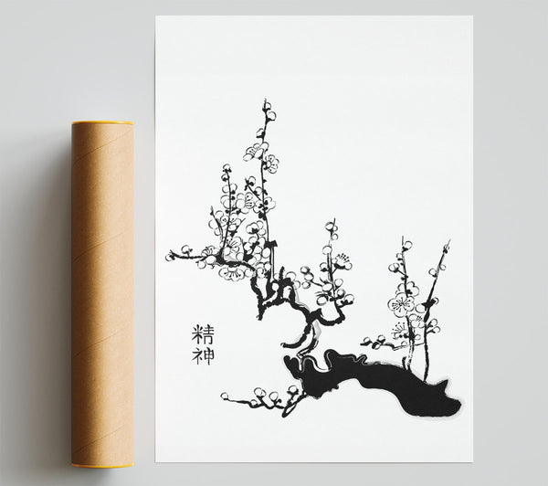 Japanese Tree Of Life Print