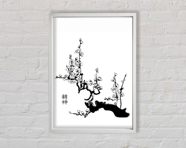 Japanese Tree Of Life Framed Print