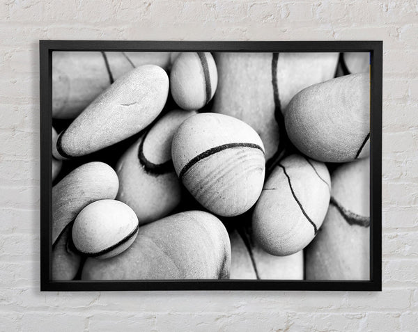 Stone Formation Framed Print