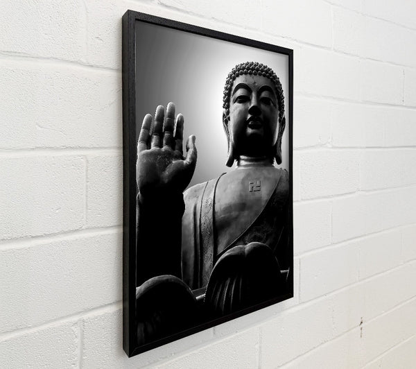 Black n White Buddha Statue