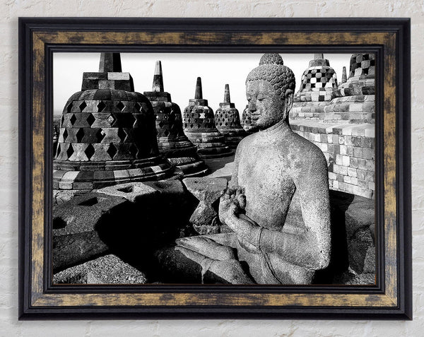 Peaceful Buddha Home Framed Print
