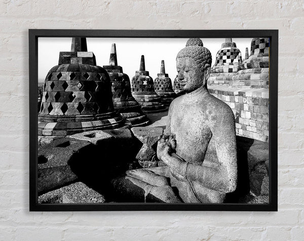 Peaceful Buddha Home Framed Print