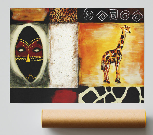 African Tribal Art Print