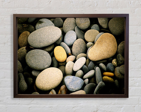 Love Rocks Framed Print
