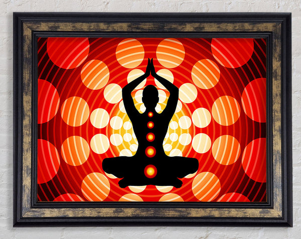 Chakras Body Balance Framed Print