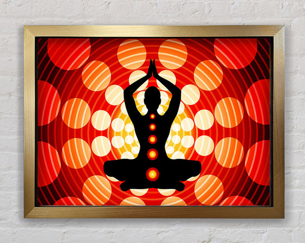 Chakras Body Balance Framed Print