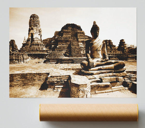 Buddha Ancient Temple Print