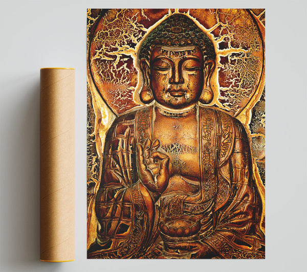 Hindu God Gold Print
